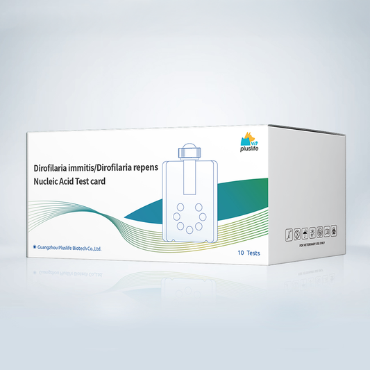 貓狗健康︰Dirofilaria immitis/Dirofilaria repens Nucleic Acid Test Card心絲蟲/匍匐絲蟲核酸檢測試劑