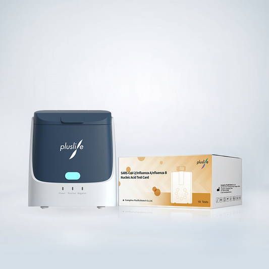 個人健康 : MiniDock 人體檢測儀 + 新型冠狀病毒 / 甲型流感病毒 / 乙型流感病毒 檢測試劑 二合一套裝