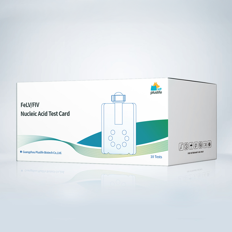 Cat Health: FeLV/FIV Nucleic Acid Test Card Feline Leukemia/Feline Immunodeficiency Virus Detection Reagent