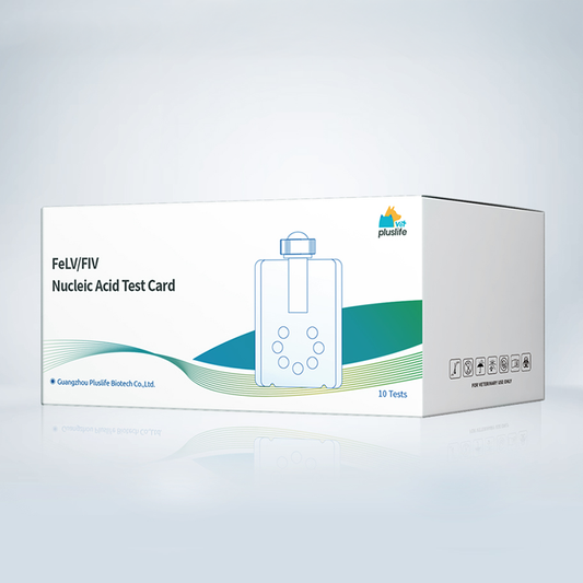 Cat Health: FeLV/FIV Nucleic Acid Test Card Feline Leukemia/Feline Immunodeficiency Virus Detection Reagent